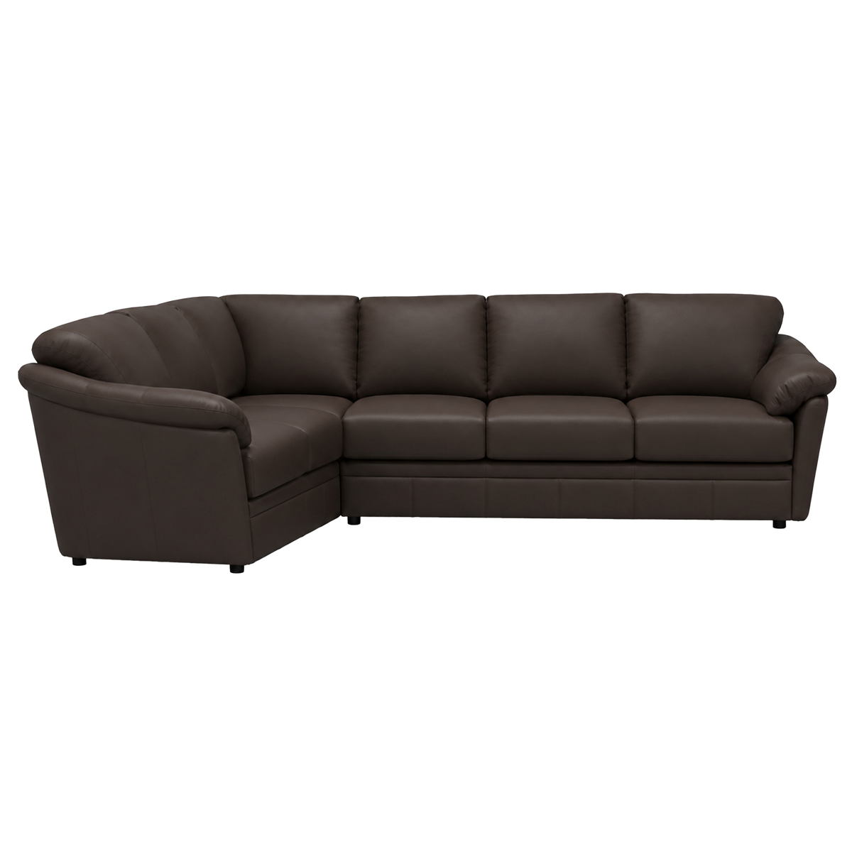 Lyons Leather Sectional Right Facing