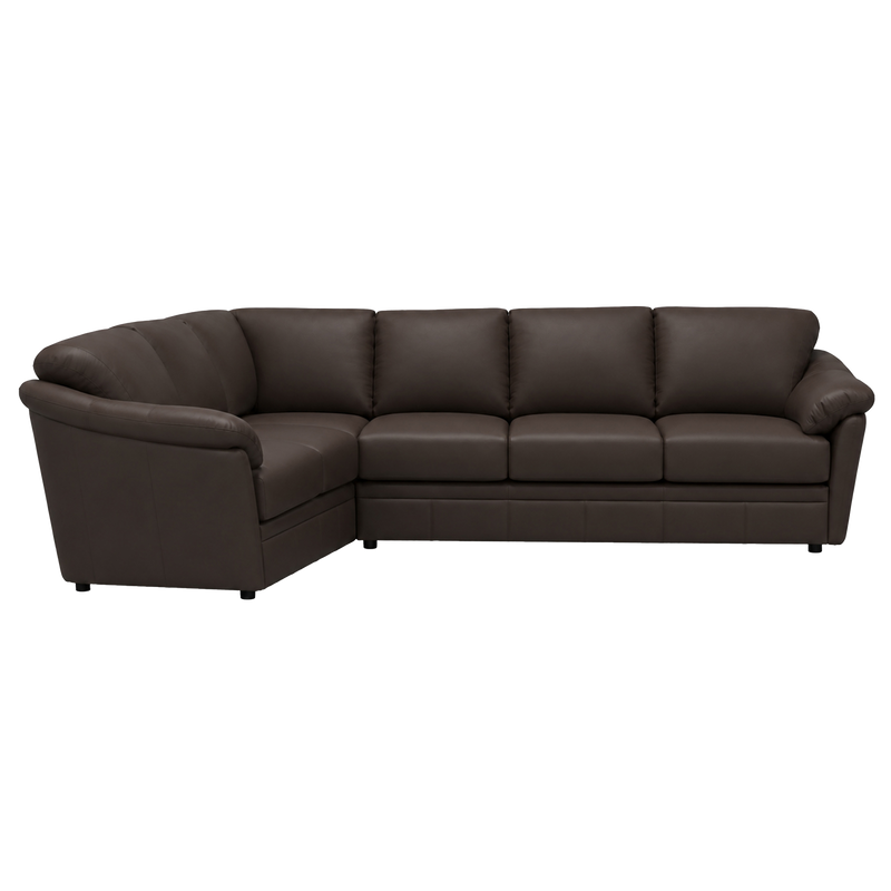 Lyons Leather Sectional Right Facing