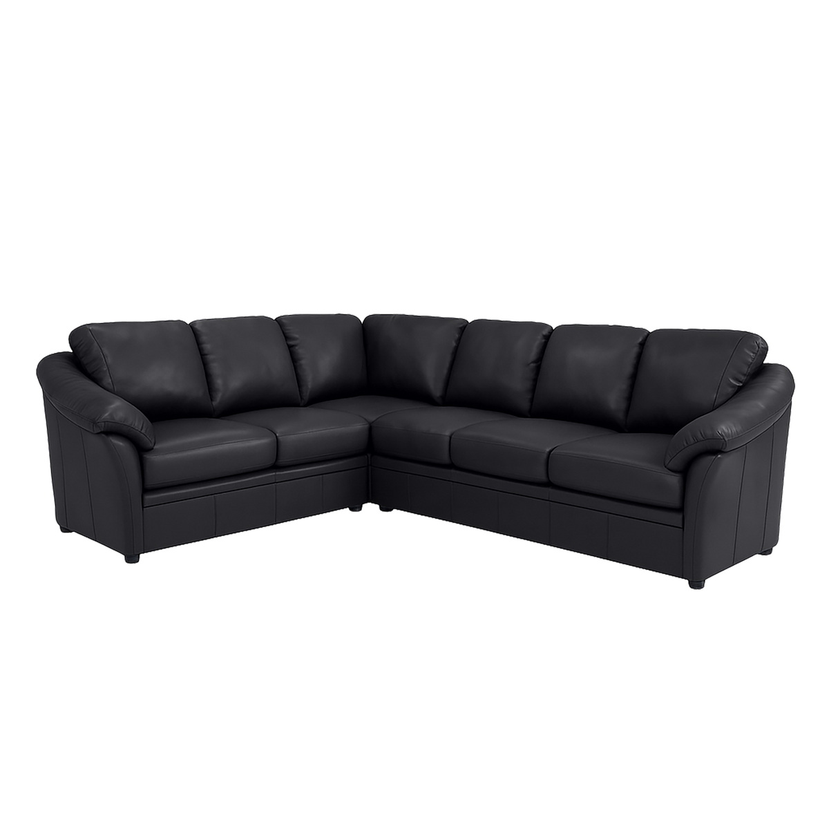 Lyons Leather Sectional Right Facing