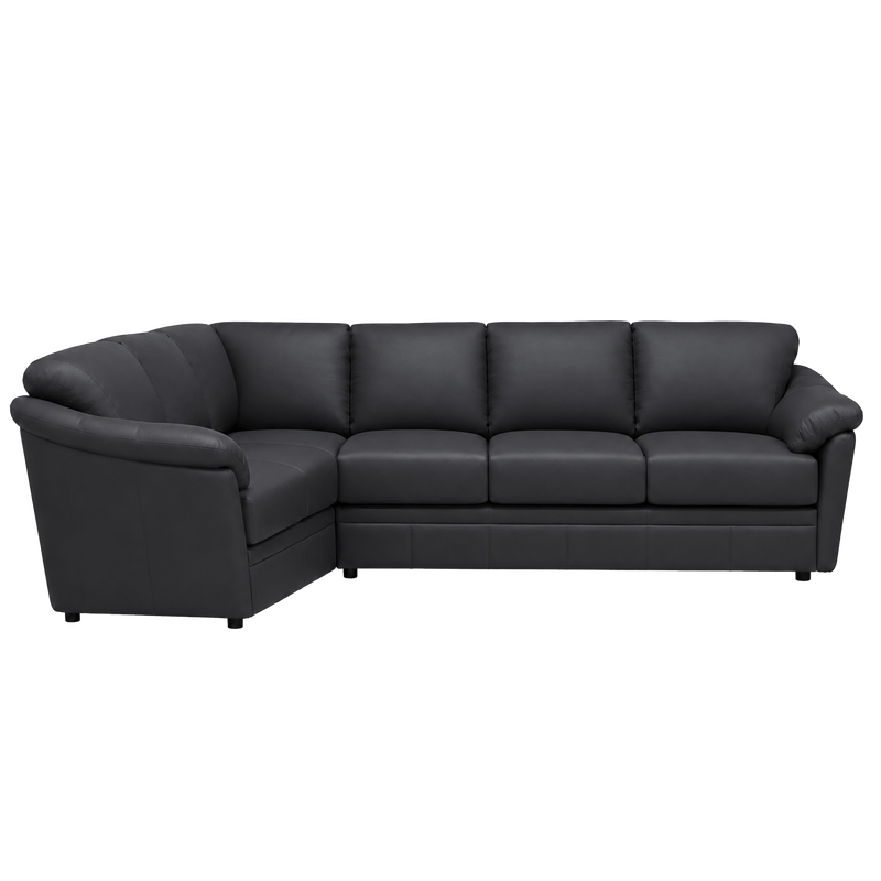 Lyons Leather Sectional Right Facing
