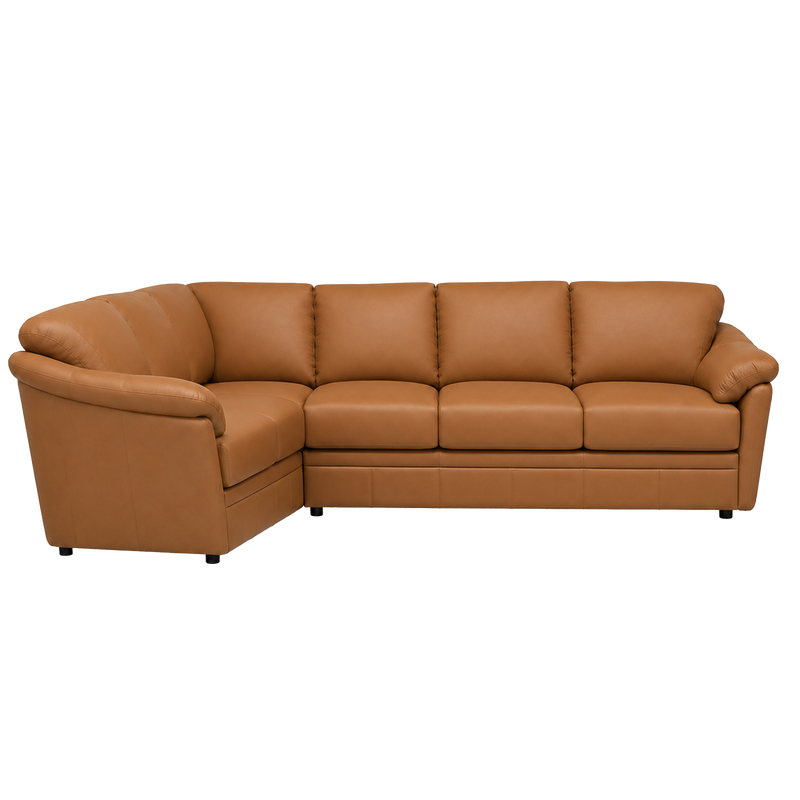 Lyons Leather Sectional Right Facing