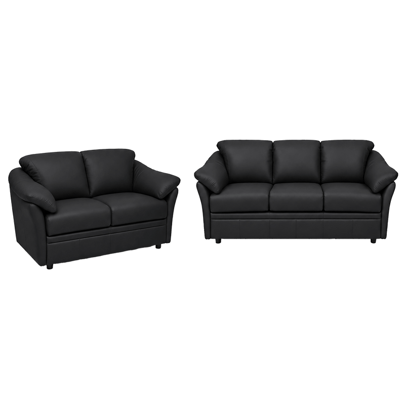 Lyons Leather Sofa & Loveseat Set - Coja