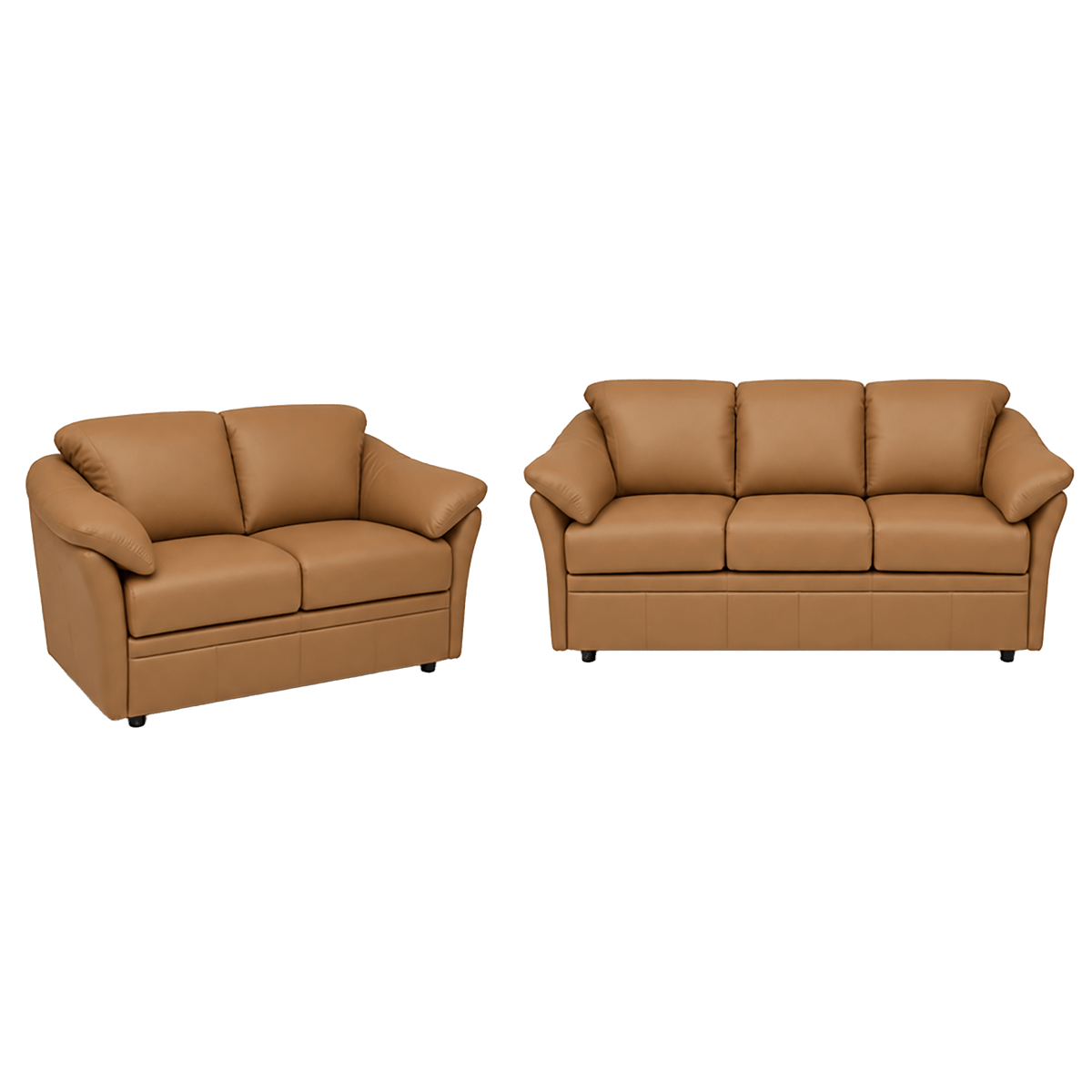 Lyons Leather Sofa & Loveseat Set - Coja