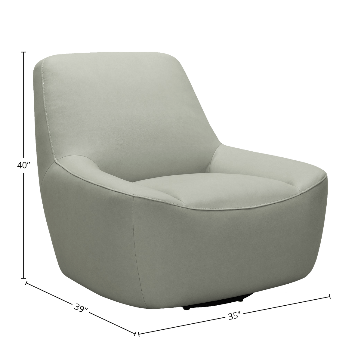 Maisie 35&quot; Wide Side Chair, Gray - Coja