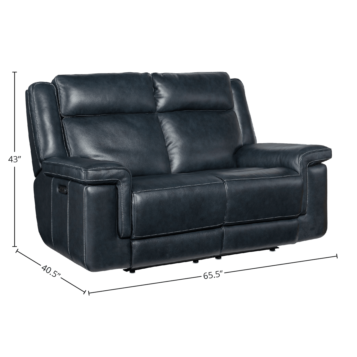 Mayda 65.5&quot; Wide Upholstered Leather Loveseat - Coja