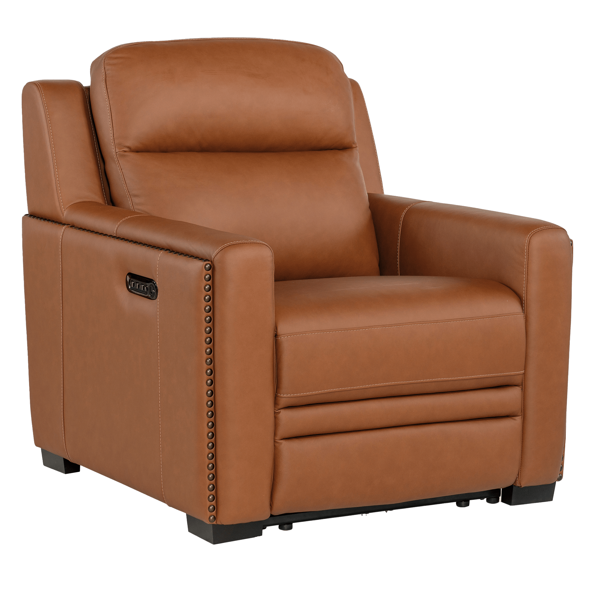 Marillis Power Recliner with Articulating Headrest and Lumbar Support, Leather - Coja