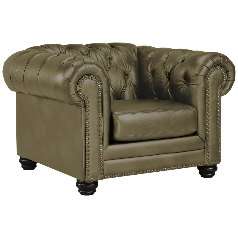 Maryport Top Grain Leather Sofa and Armchair Set - Coja