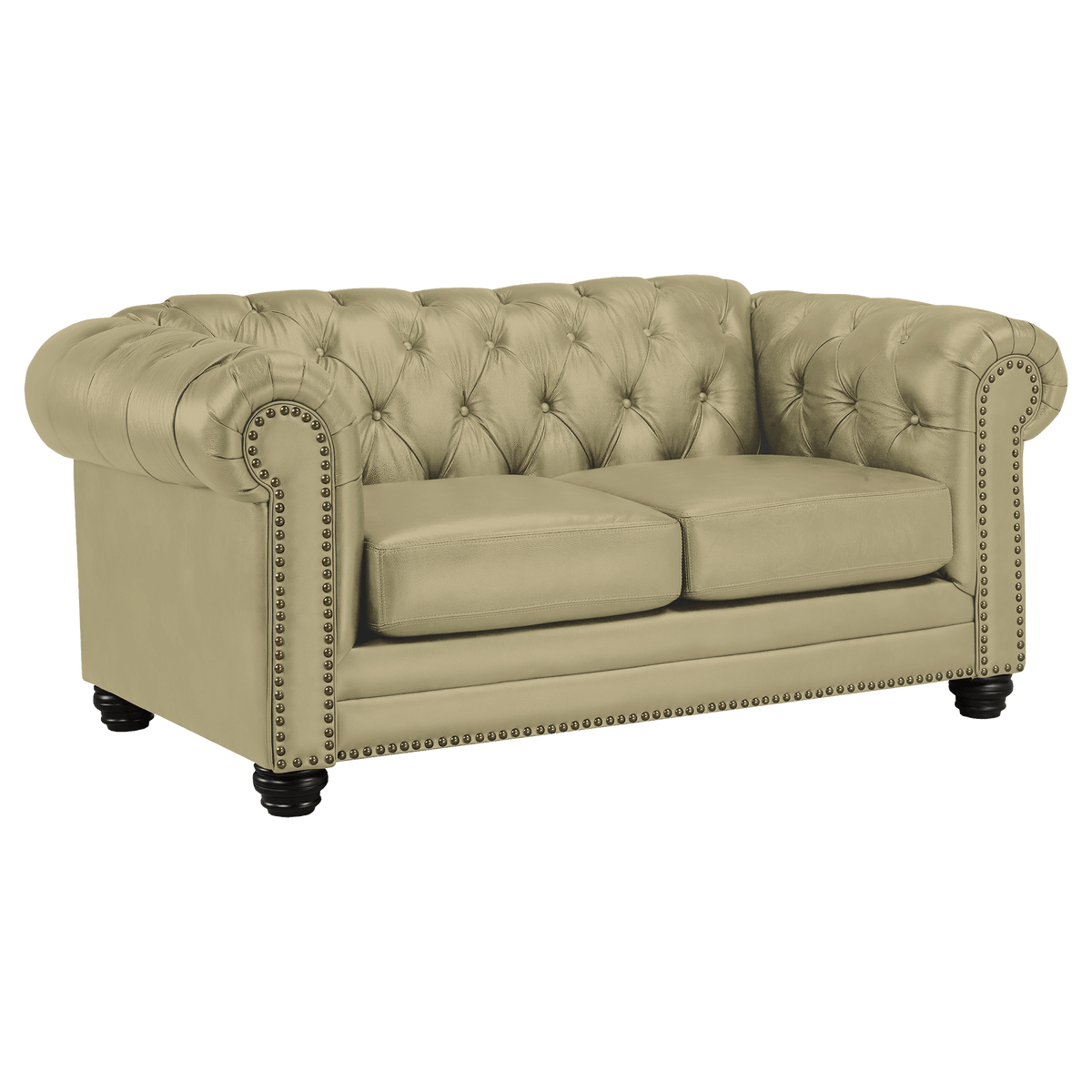 Maryport Top Grain Leather Loveseat - Coja