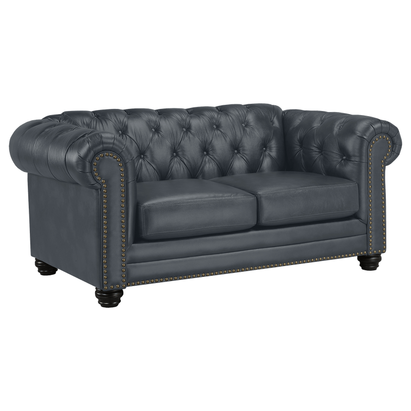 Maryport Top Grain Leather Loveseat - Coja