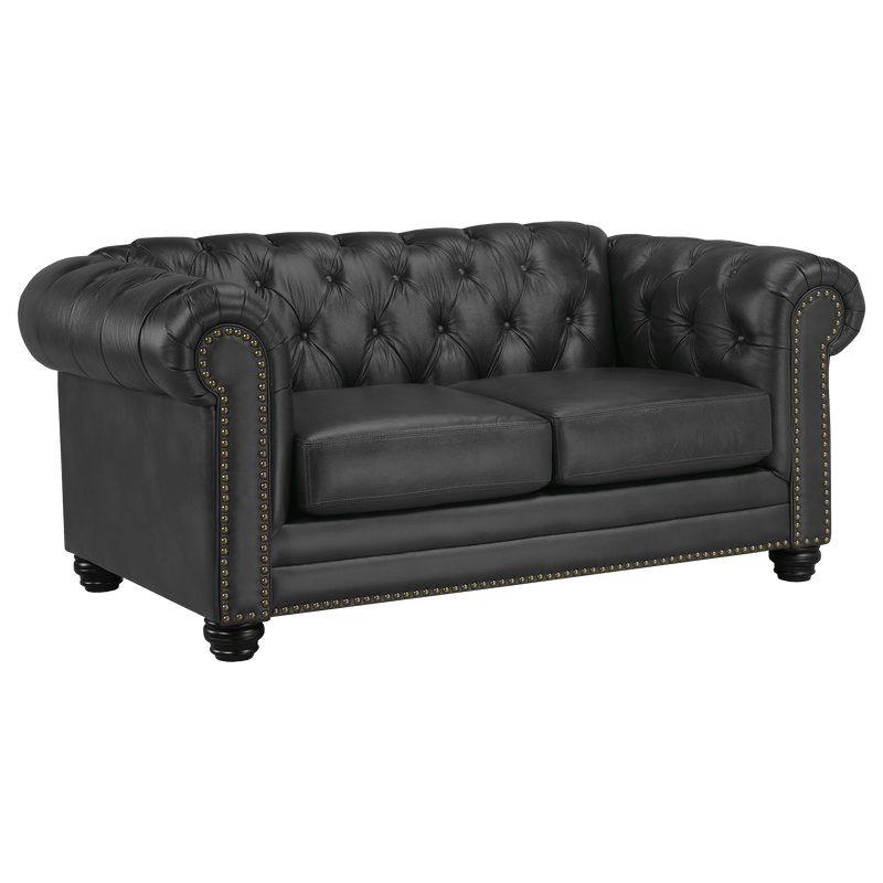 Maryport Top Grain Leather Loveseat - Coja