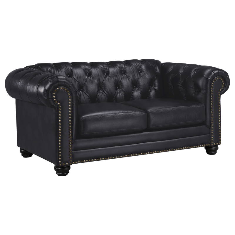 Maryport Top Grain Leather Loveseat - Coja