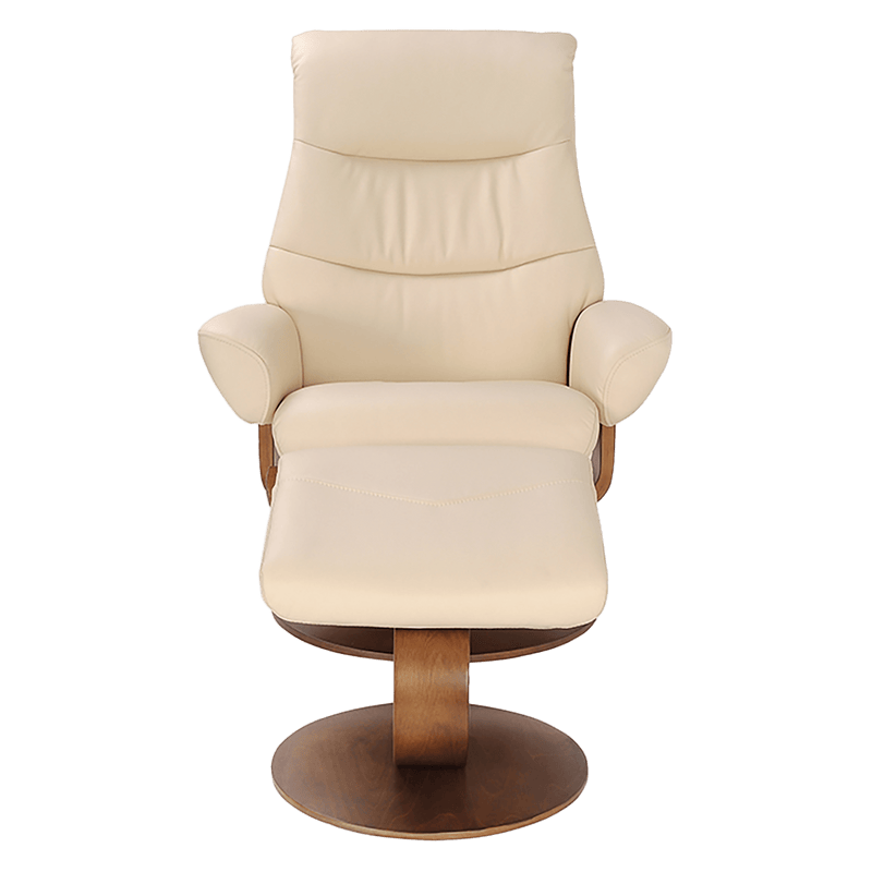 Mercella Swivel Recliner with Matching Ottoman - Coja