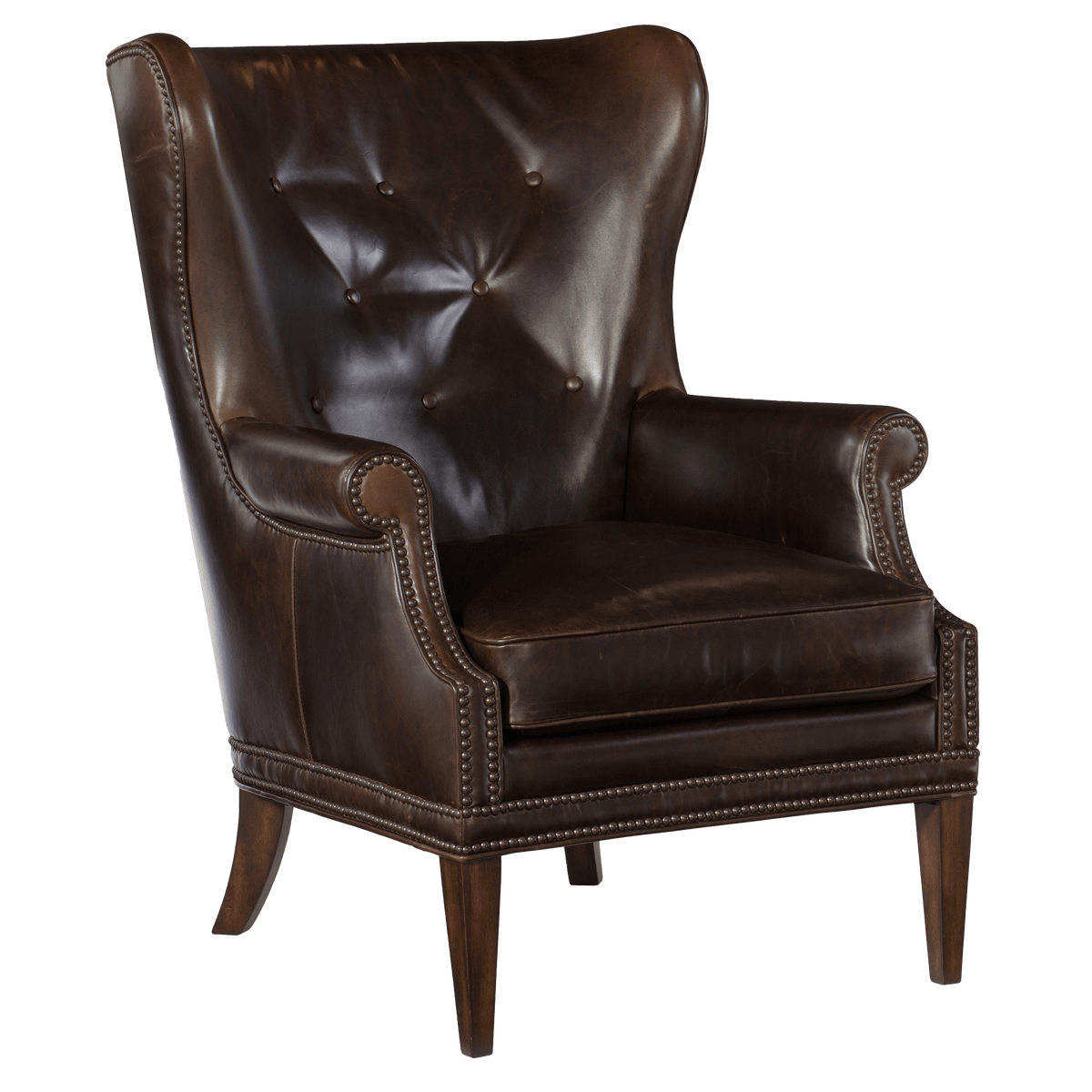 Melany 30&quot; Wide Side Chair, Leather - Coja