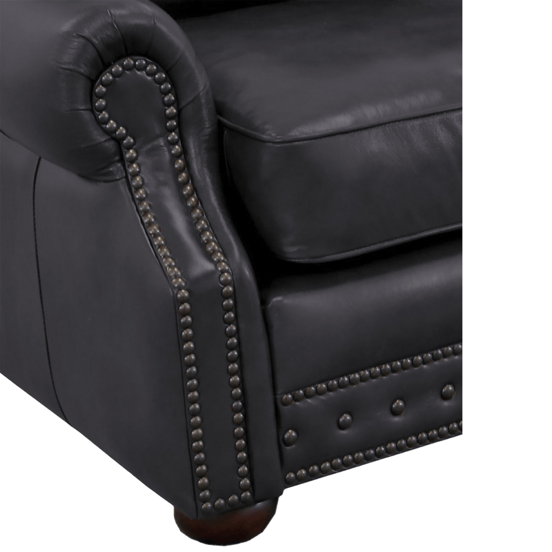Middleton Genuine Leather Sofa With Nailhead Trim - Made in the U.S.A. - Coja