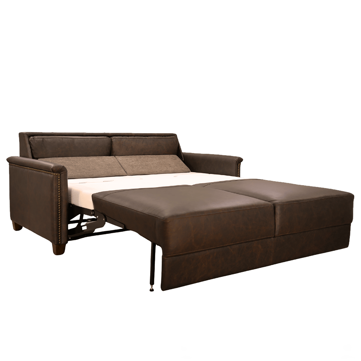 Miras Queen Sleeper Sofa, Leather | Premium Comfort & Easy-Open Design - Coja