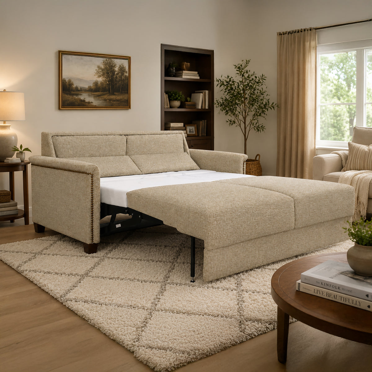 Miras Queen Sleeper Sofa | Premium Comfort & Easy-Open Design - Coja