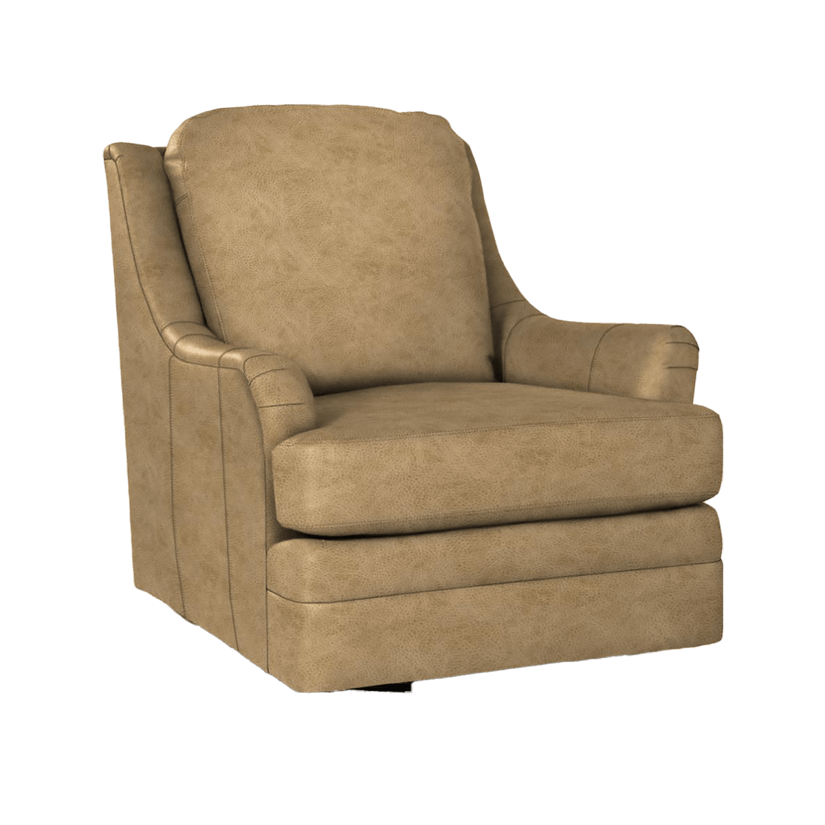 Mirelle Genuine Leather Glider Chair - Made in U.S.A. - Coja