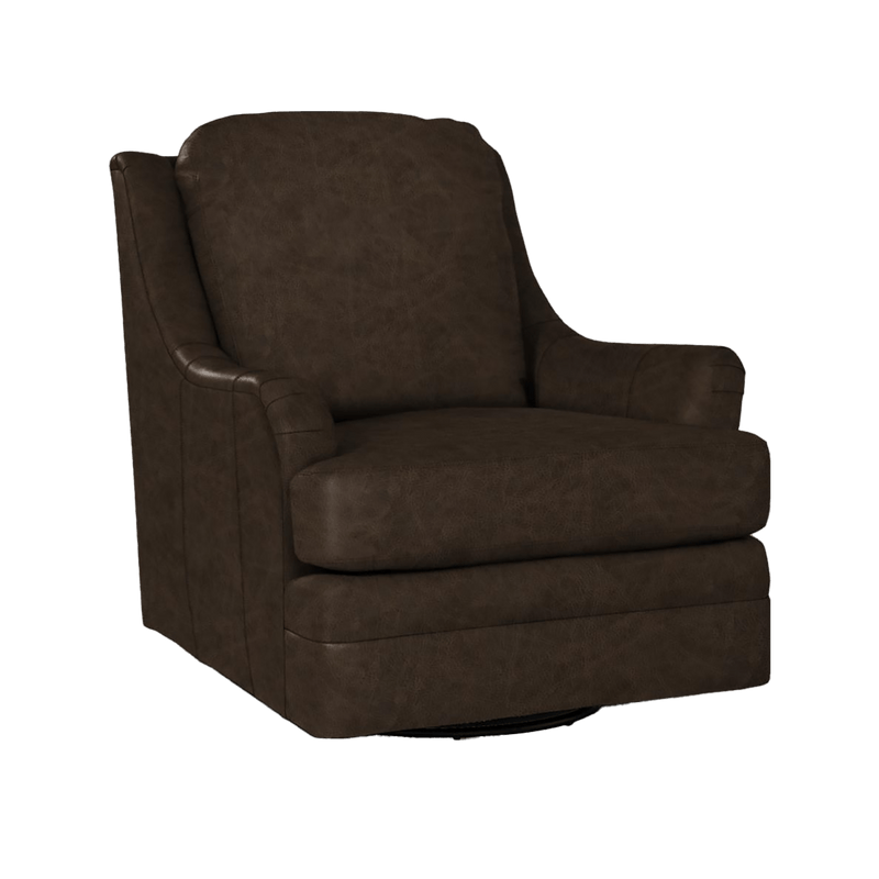 Mirelle Genuine Leather Glider Chair - Made in U.S.A. - Coja