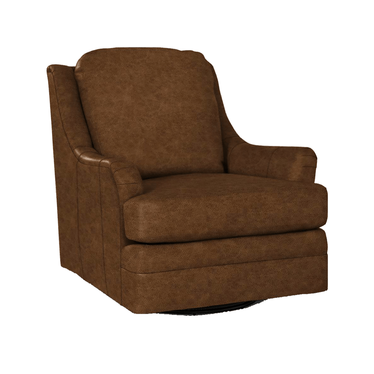 Mirelle Genuine Leather Glider Chair - Made in U.S.A. - Coja