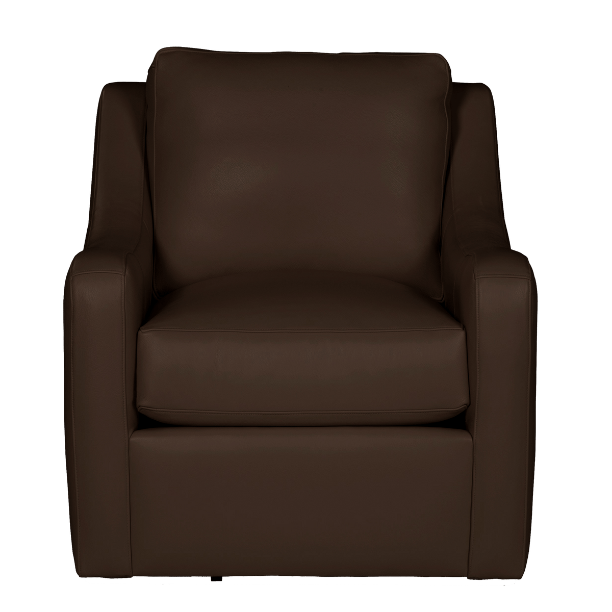 Nazario Genuine Leather Swivel Chair - Made in U.S.A. - Coja