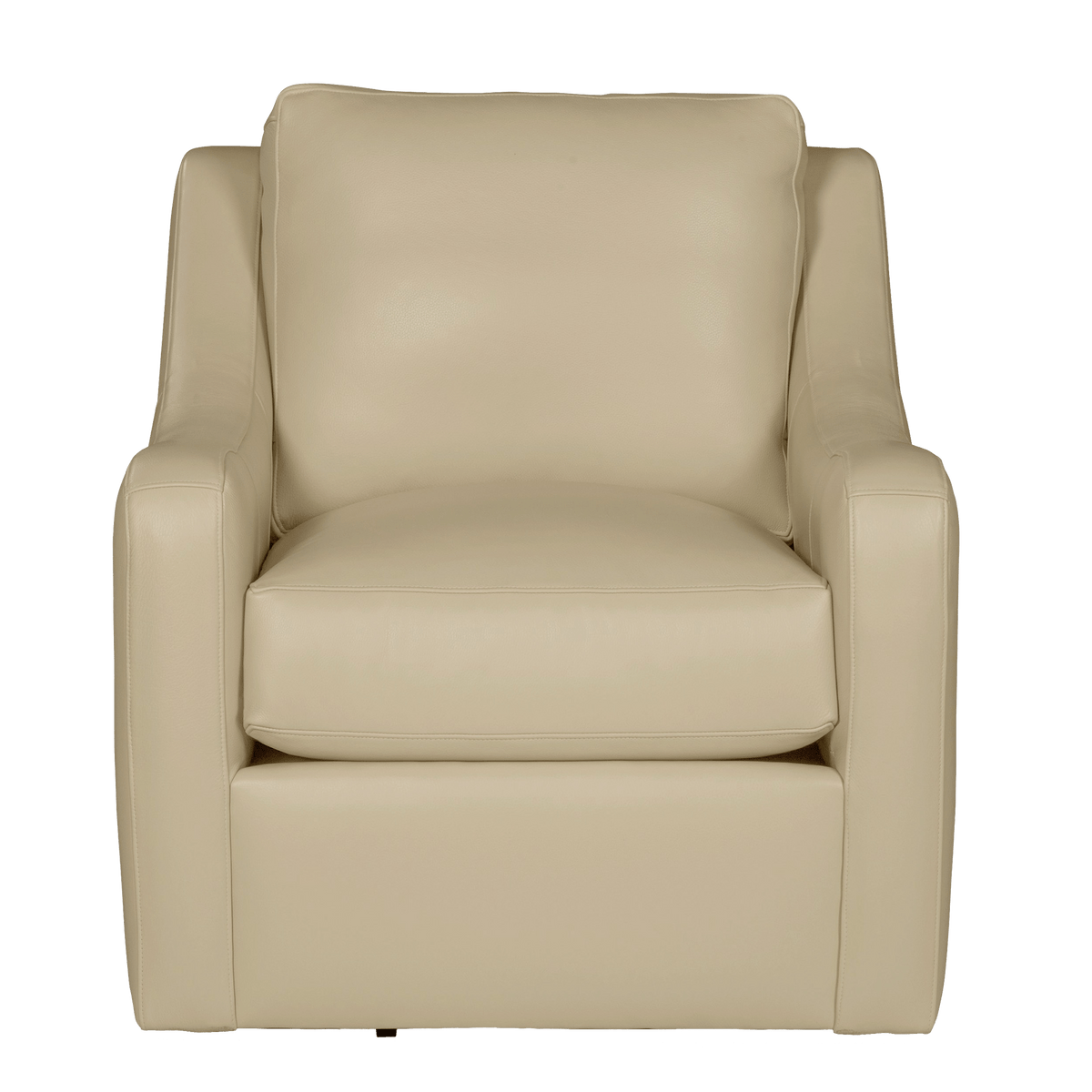 Nazario Genuine Leather Swivel Chair - Made in U.S.A. - Coja