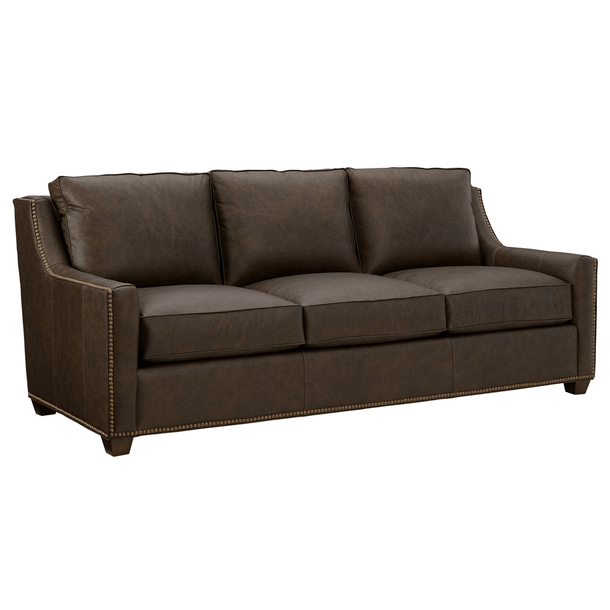 Oswynn Genuine Leather Sofa - Made in U.S.A. - Coja