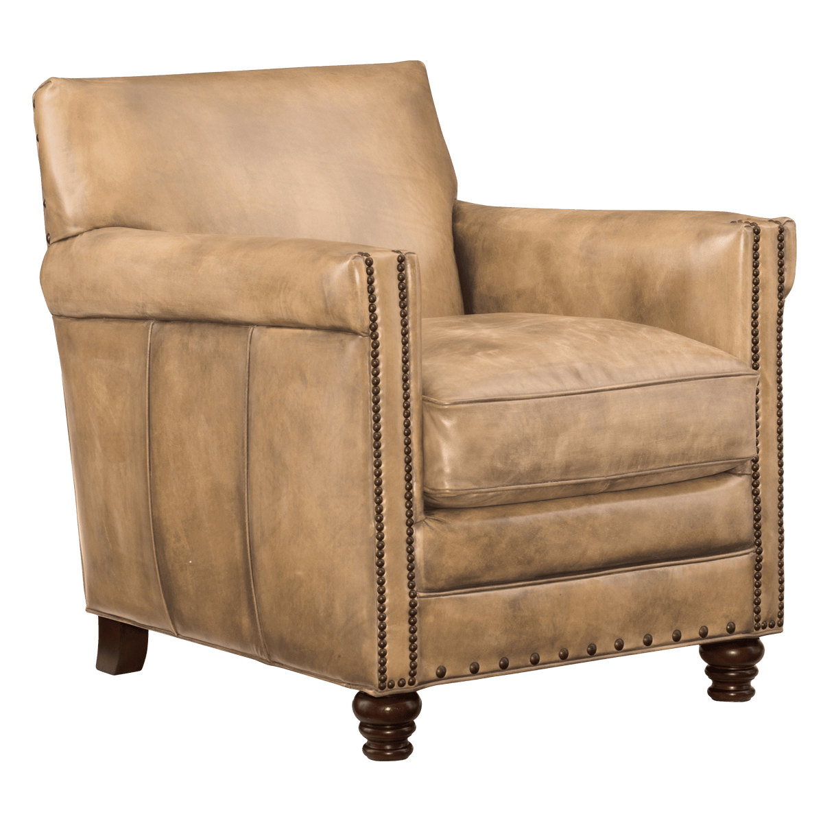 Pierson 29.5&quot; Wide Side Chair, Leather - Coja