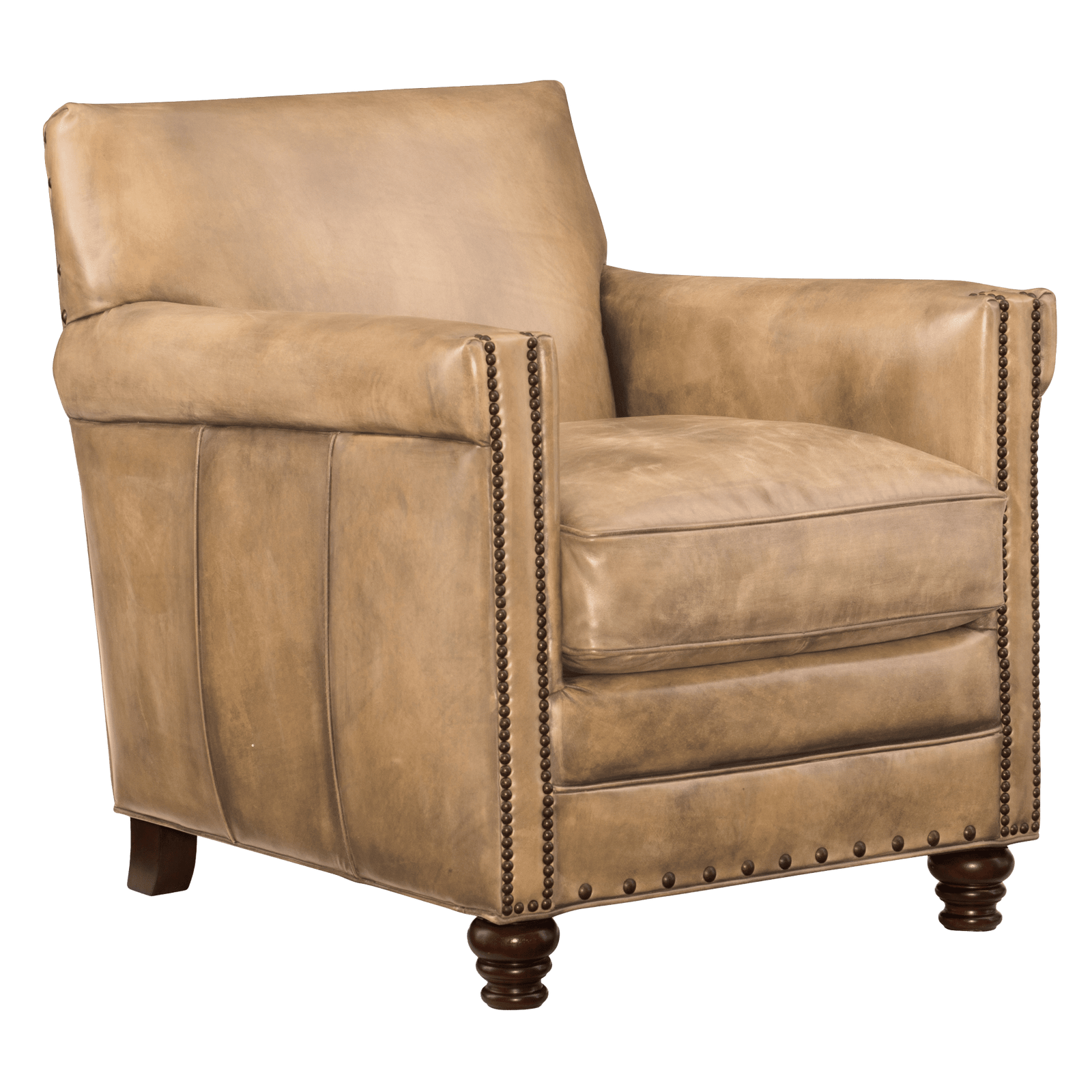 Pierson 29.5" Wide Side Chair, Leather