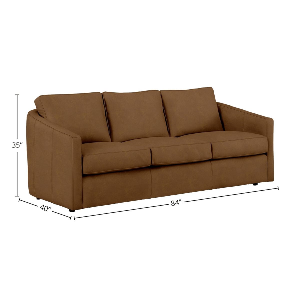 Podrick Genuine Leather Sofa - Made in U.S.A. - Coja