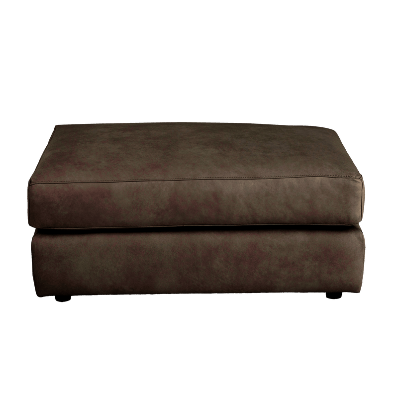 Podrick Genuine Leather Ottoman - Made in U.S.A. - Coja