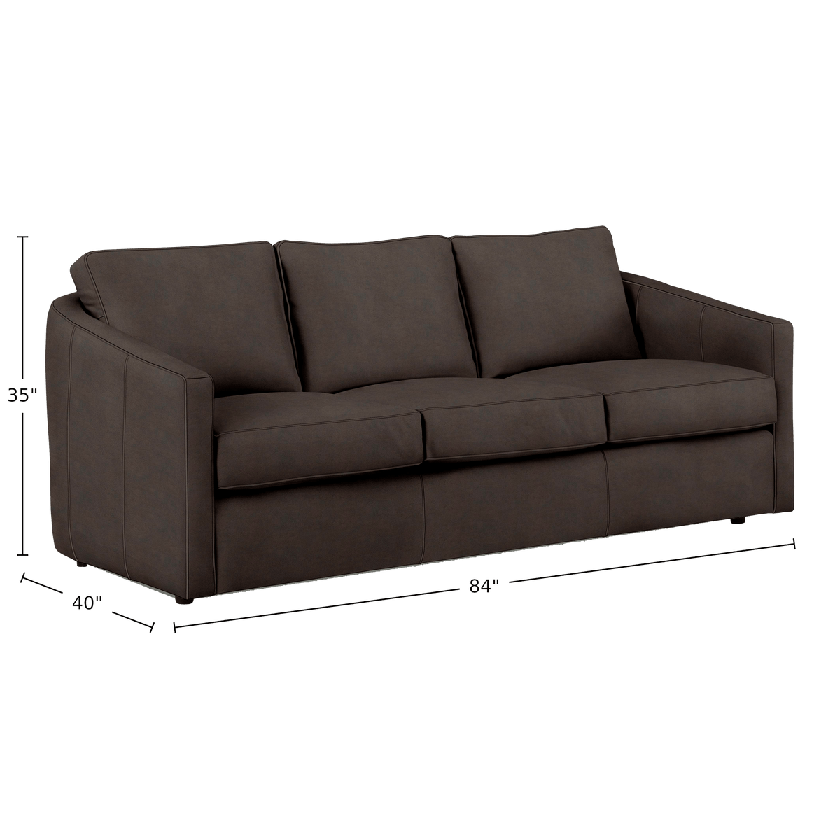 Podrick Genuine Leather Sofa - Made in U.S.A. - Coja