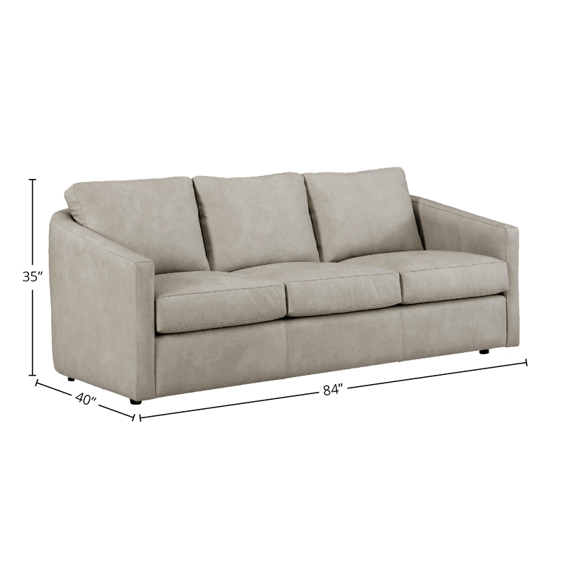 Podrick Genuine Leather Sofa - Made in U.S.A. - Coja