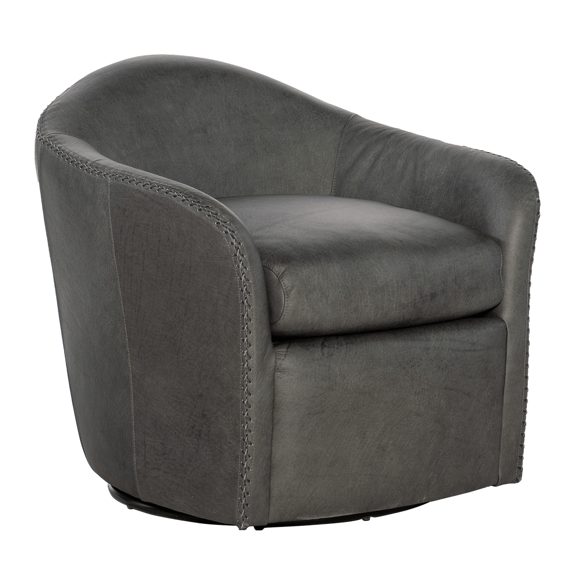 Reynaldo 28.5&quot; Wide Side Swivel Chair, Gray - Coja