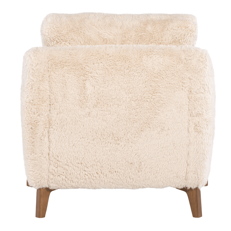 Roscoe Cozy Fabric Chair, Cream