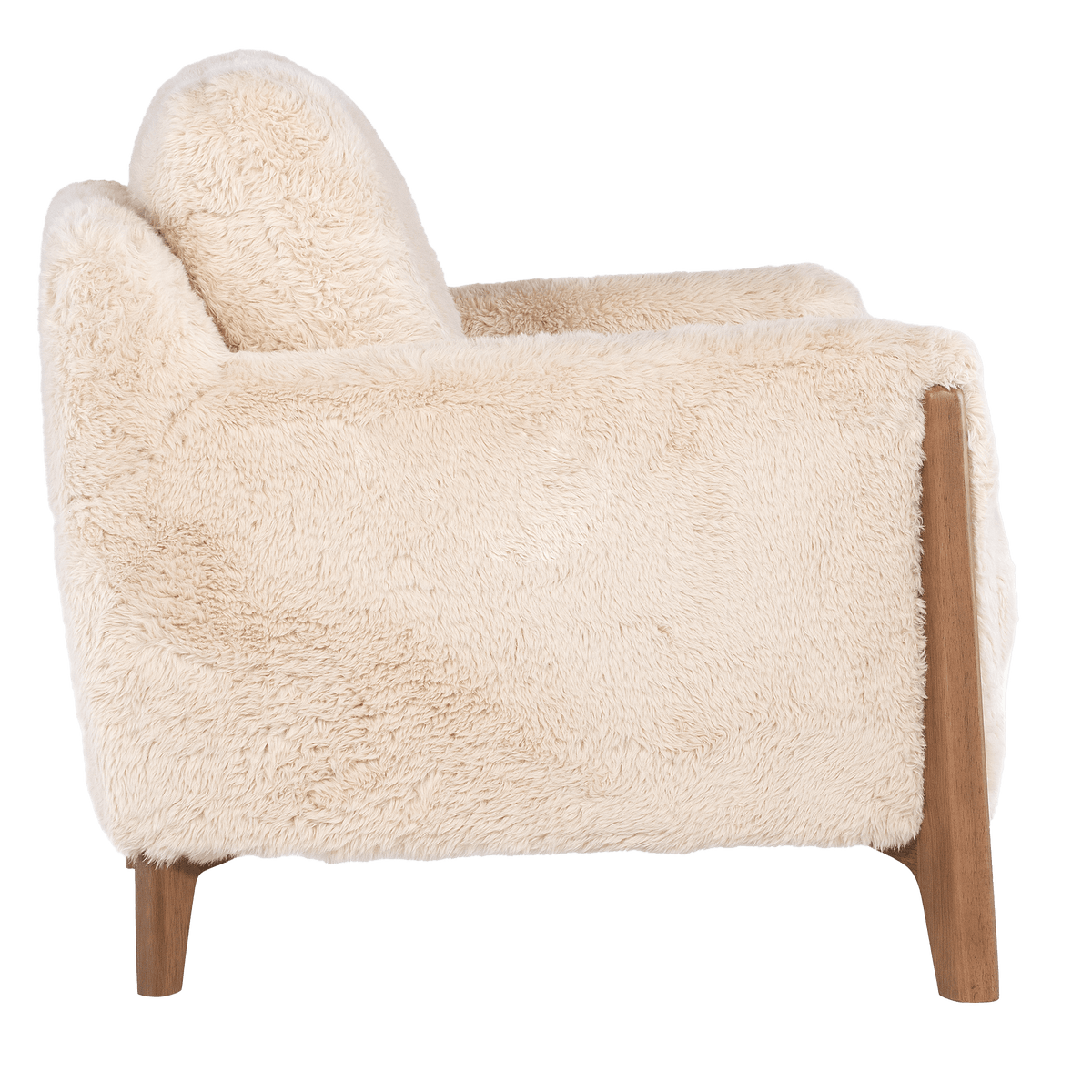 Roscoe Cozy Fabric Chair, Cream