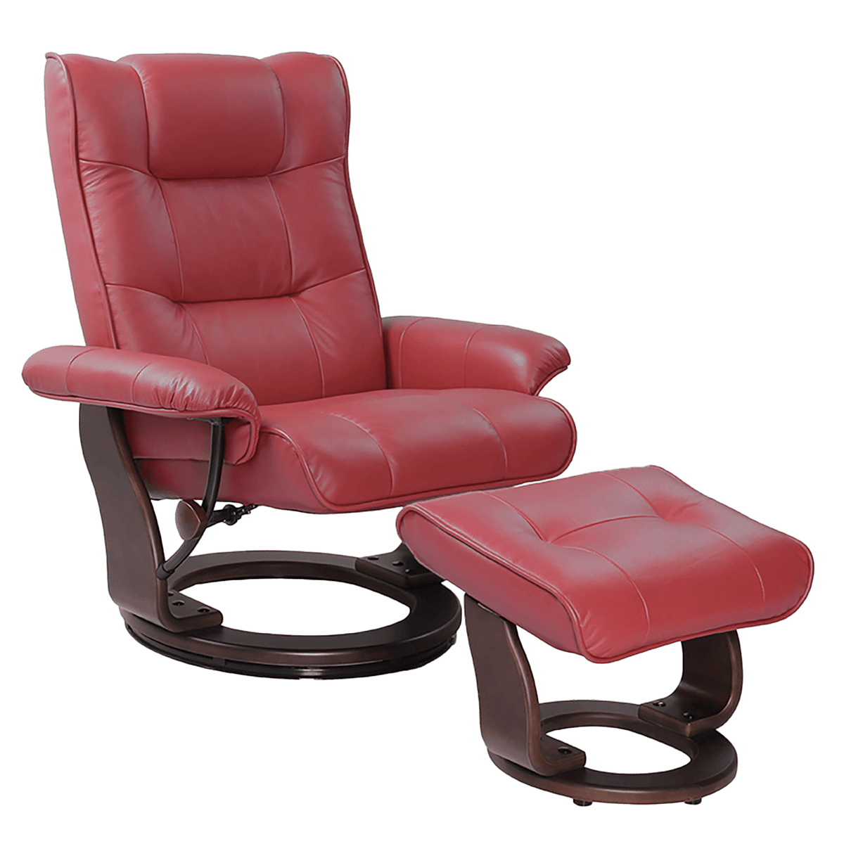 Rostagno Swivel Recliner with Matching Ottoman - Coja