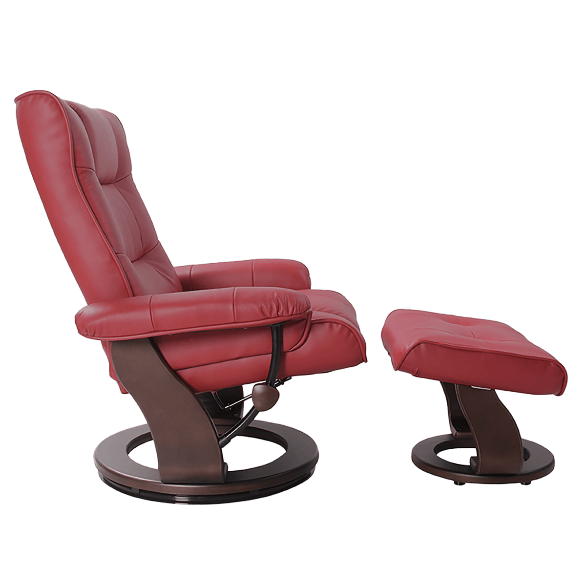 Rostagno Swivel Recliner with Matching Ottoman - Coja