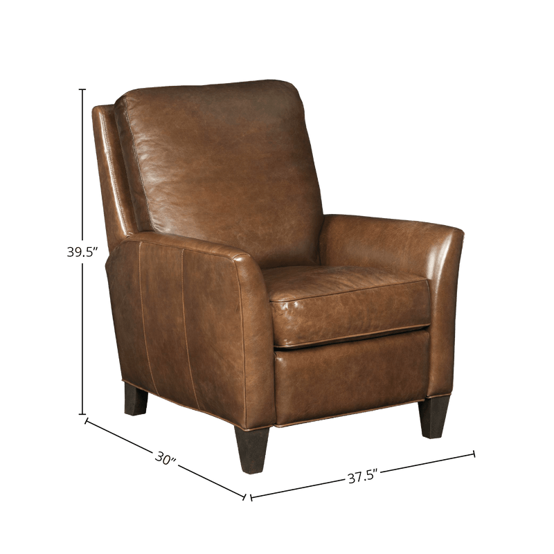 Selenne Recliner, Leather, Brown - Coja