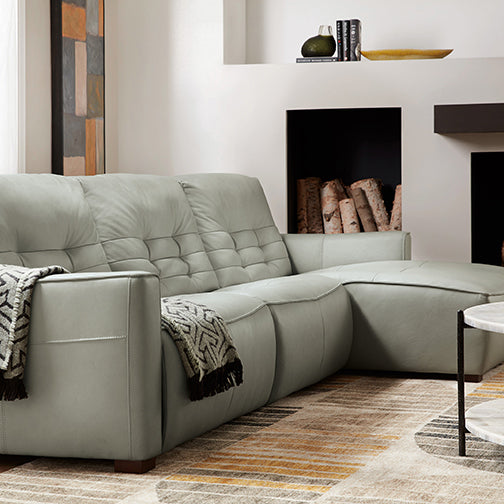 Leather Sectionals-Chaise-Modular