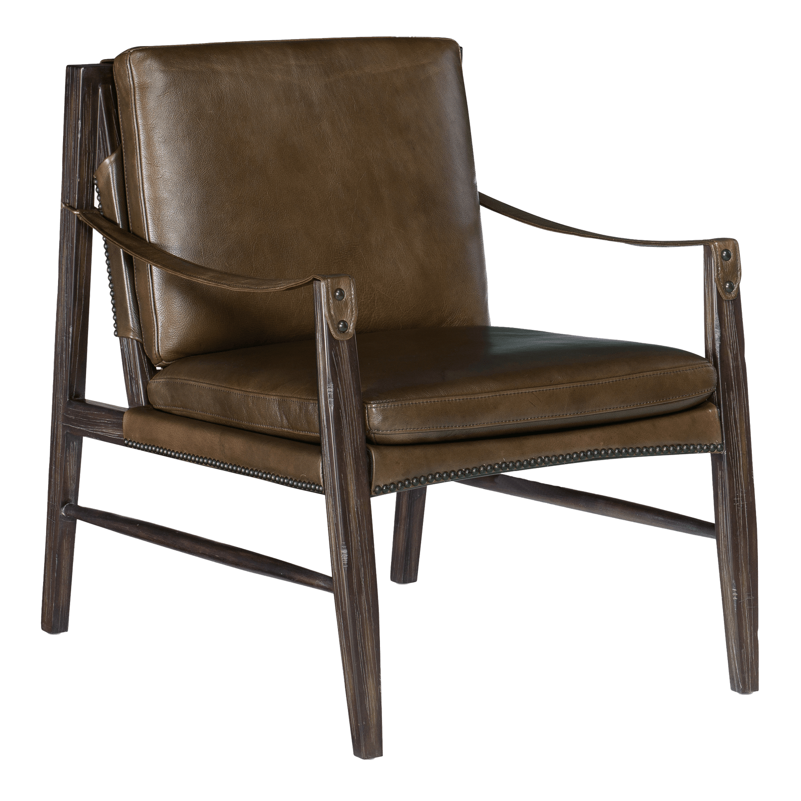 Selah 26" Wide Side Chair, Leather, Black - Coja