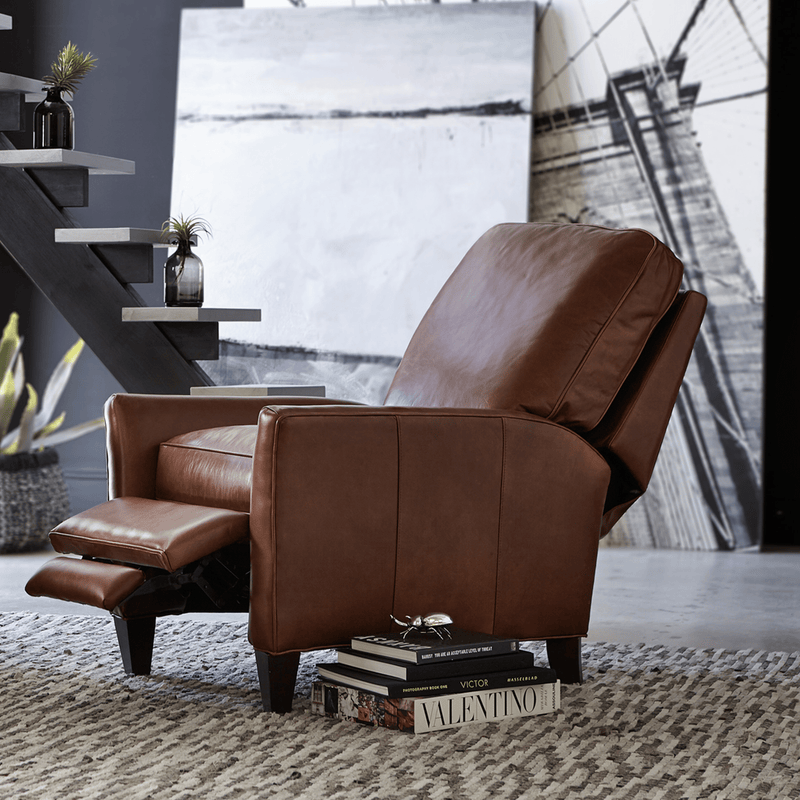 Selenne Recliner, Leather, Brown - Coja