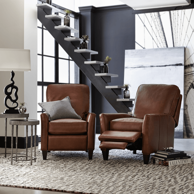 Selenne Recliner, Leather, Brown - Coja