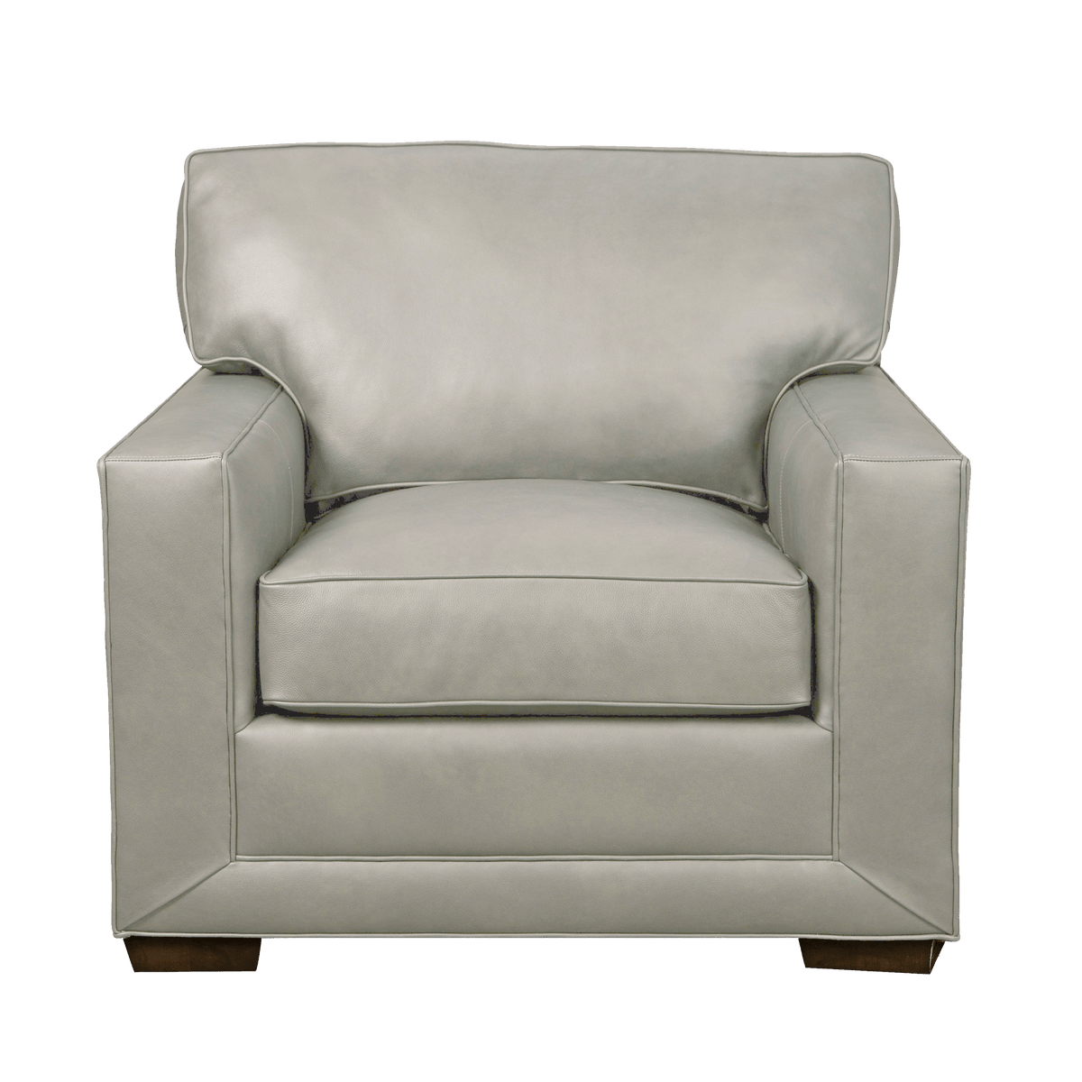 Senneka Genuine Leather Armchair - Made in U.S.A. - Coja