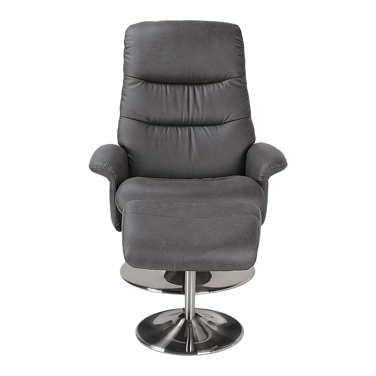 Silverdale Swivel Recliner with Matching Ottoman - Coja