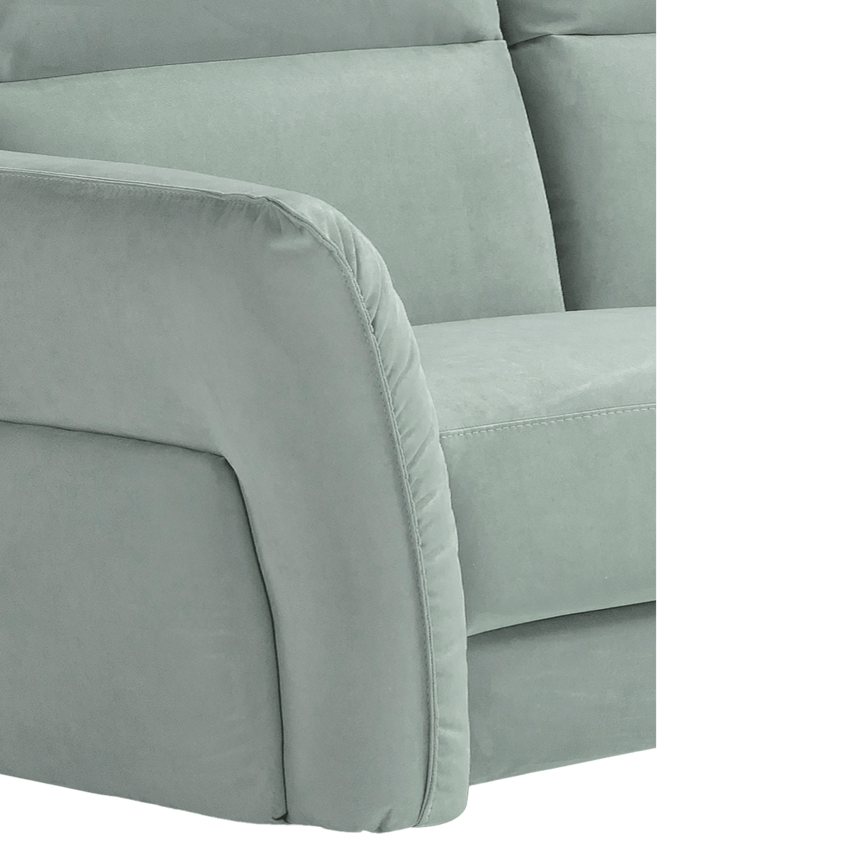 Sogno High - Back Italian Microfiber Sofa – Seafoam - Coja