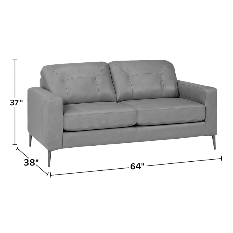 Solera Leather Sofa and Loveset Set