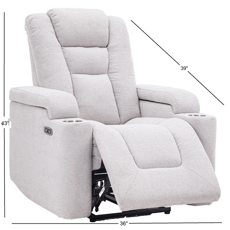 Tropic Power Recliner with Power Headrest - Coja