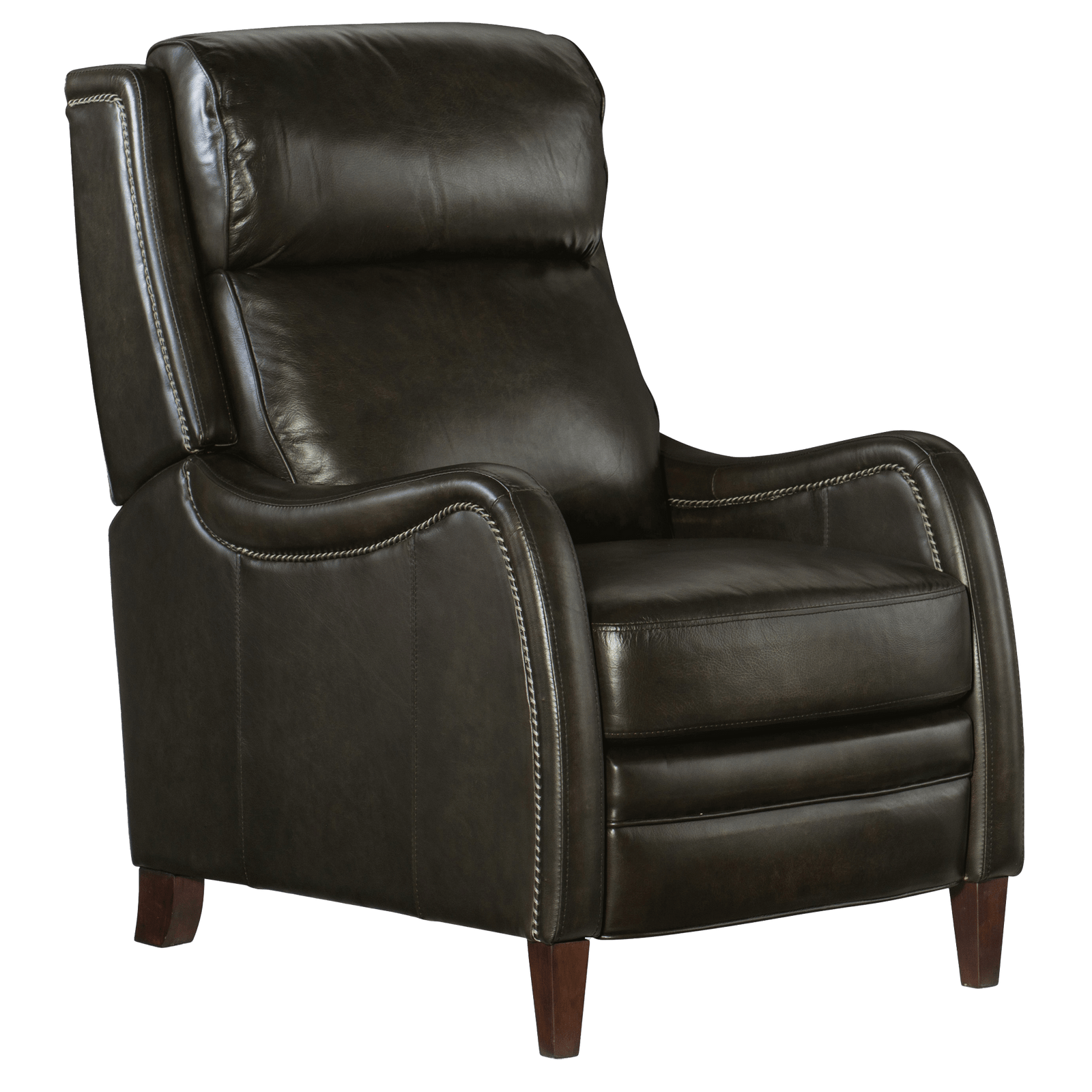 Sulema Manual Push Back Recliner, Leather