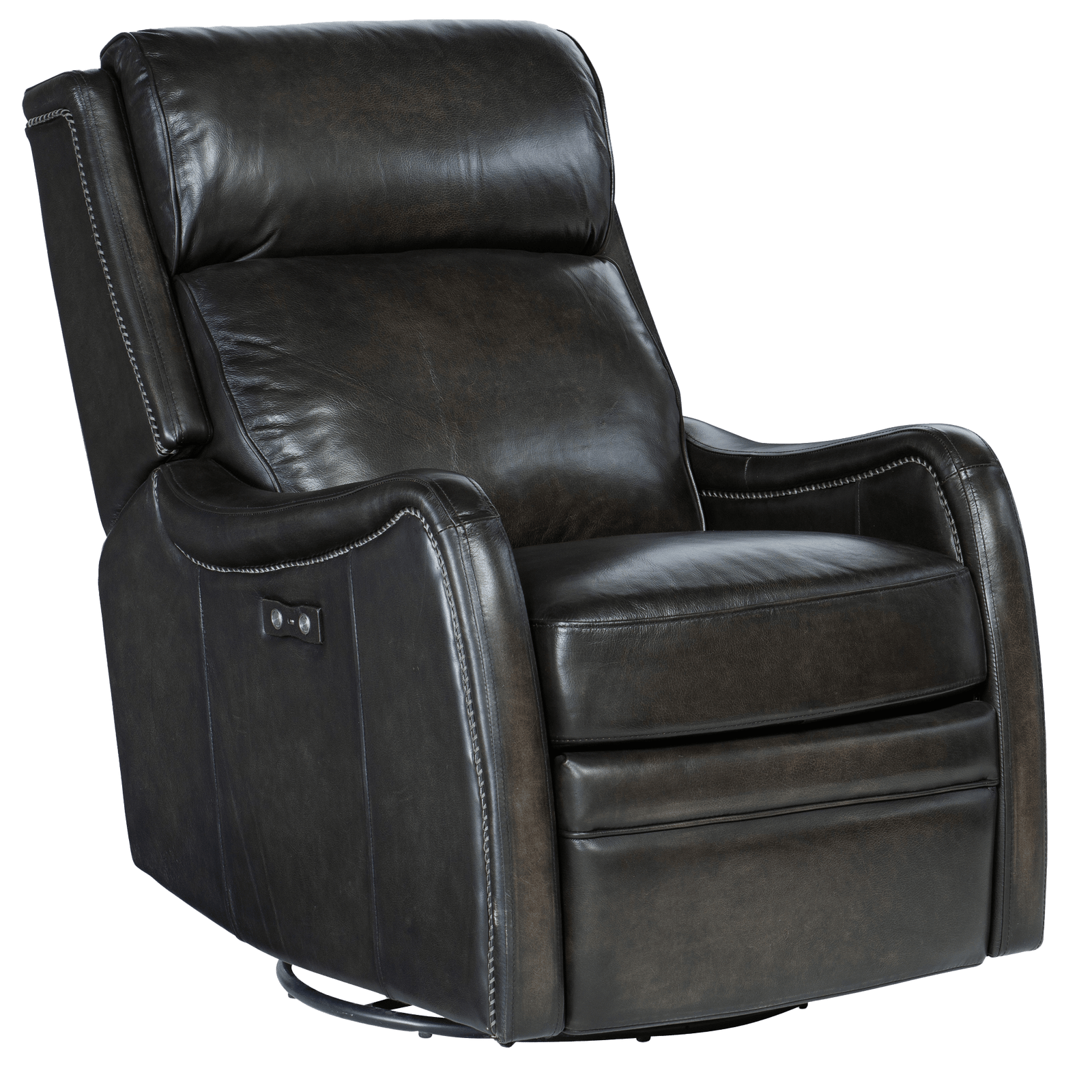 Sulema Power Swivel Glider Recliner, Leather - Coja