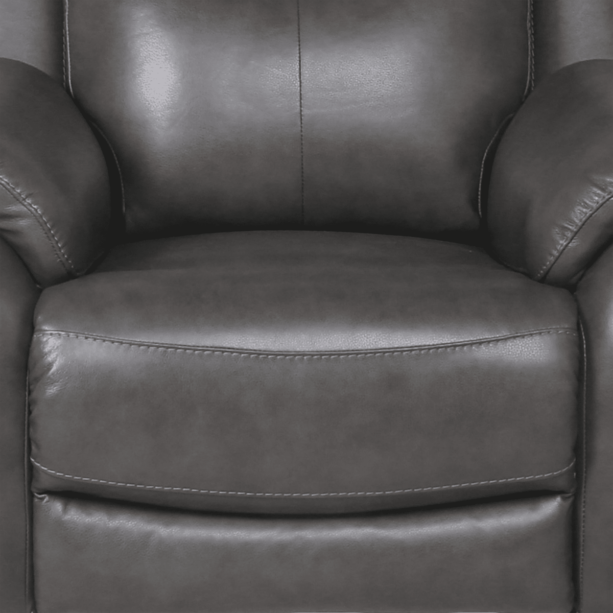 Teretta Upholstered Power Recliner with Articulating Headrest, Gray - Coja